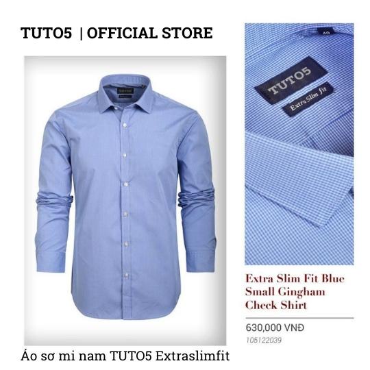 Áo sơ mi nam dài tay công sở caro TUTO5 thời trang cao cấp chất đẹp Extraslimfit Shirt kháng khuẩn khử mùi tốt, ít nhăn