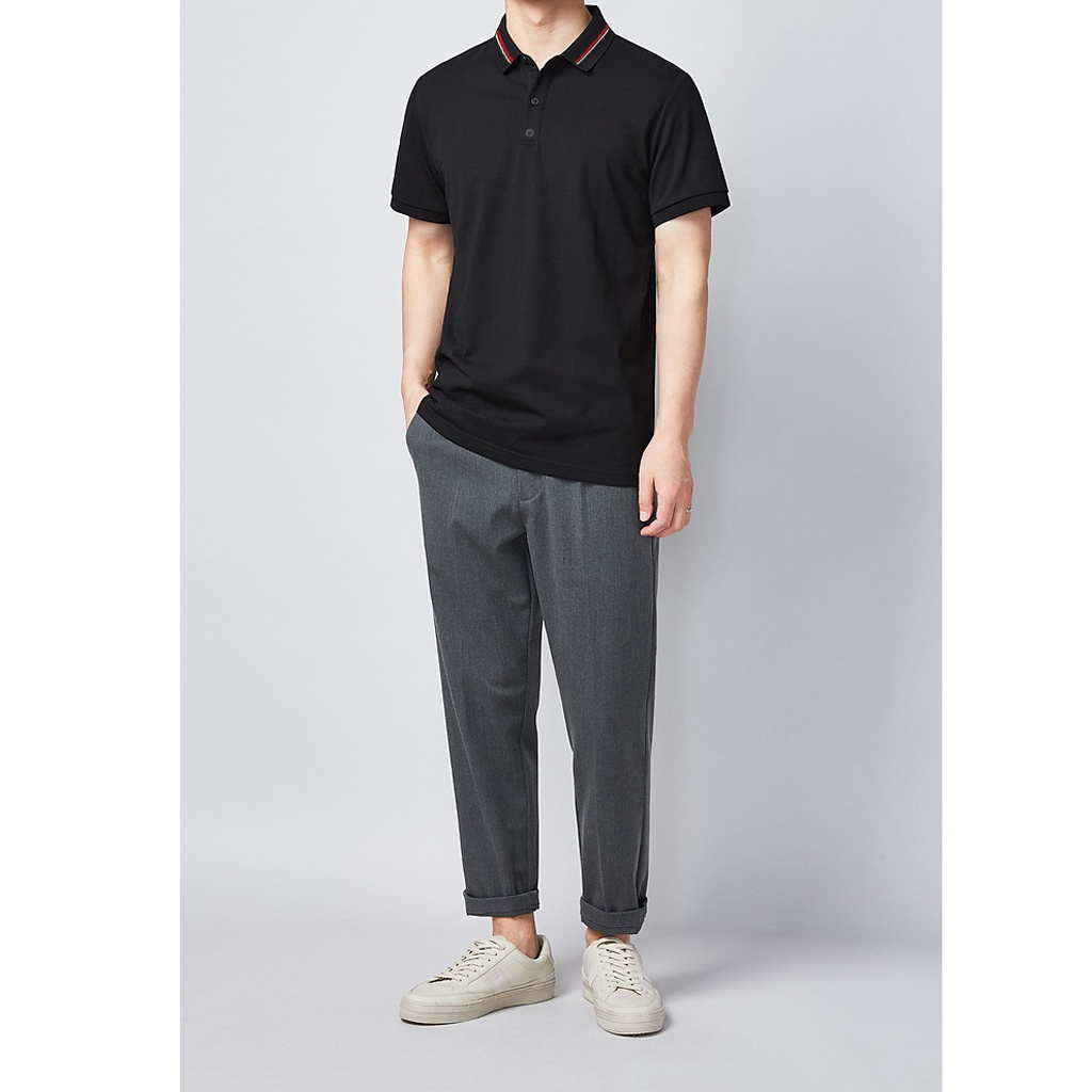 Áo polo nam có cổ vải cotton thiết kế tay ngắn thời trang TEN | BigBuy360 - bigbuy360.vn