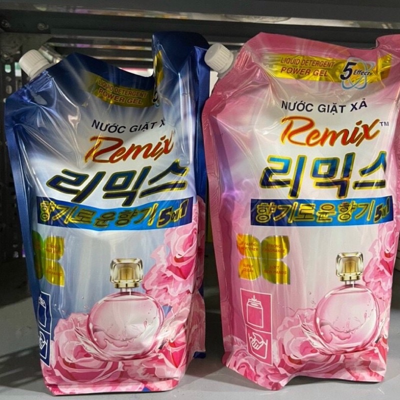 Nước giặt siêu thơm Remix hoa hồng 3,6L - Chuẩn đậm đặc