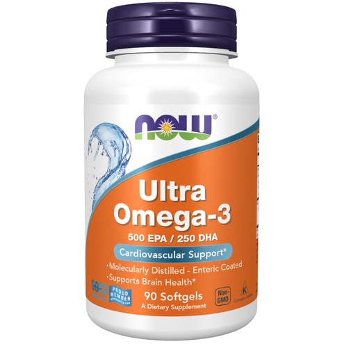 Ultra Omega 3 | Dầu Cá Ultra Omega 3 Now  - Vitamin Bổ Mắt Sáng Mắt - Hàng Mỹ