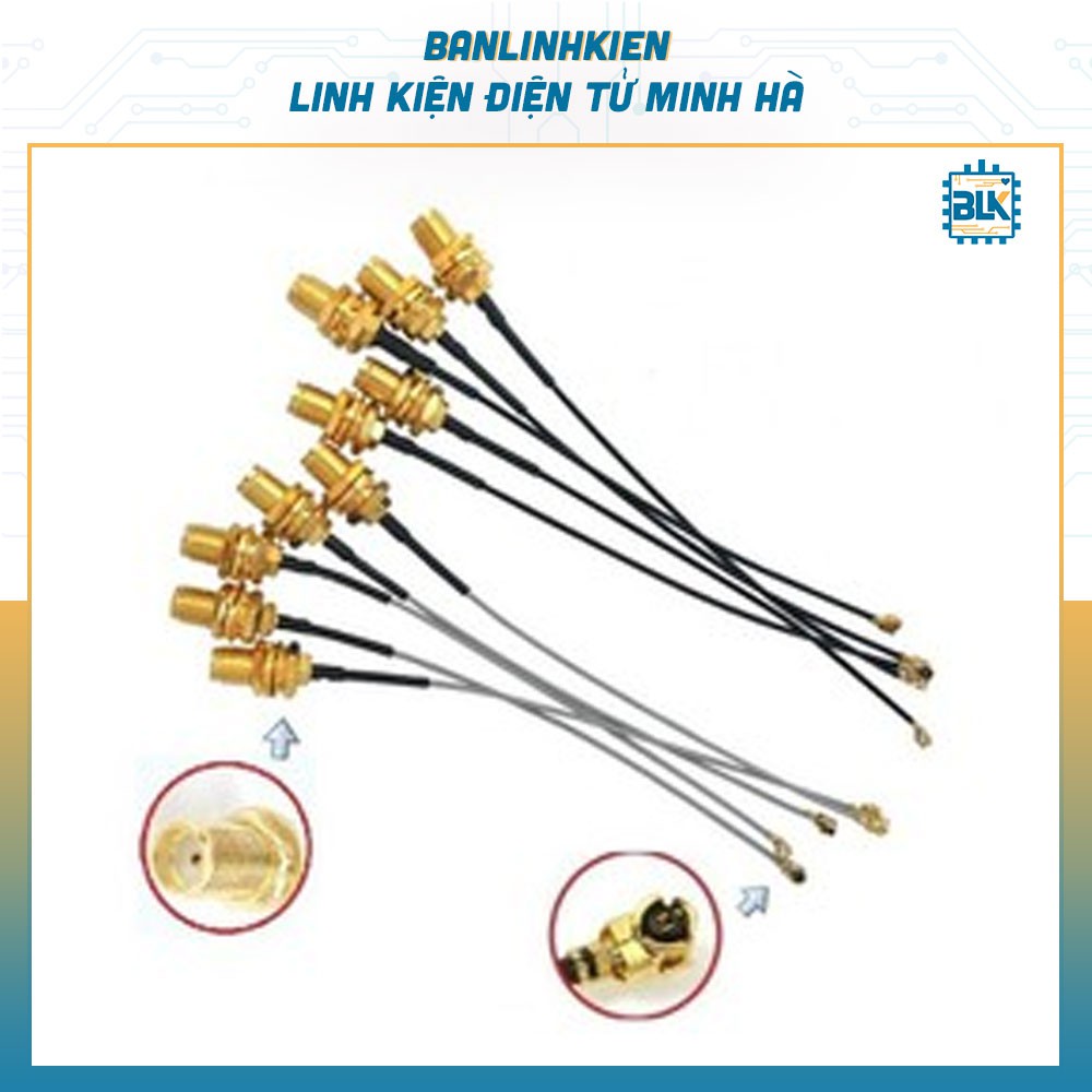 Dây Chuyển Đổi IPX Sang SMA Đực Dài 20CM