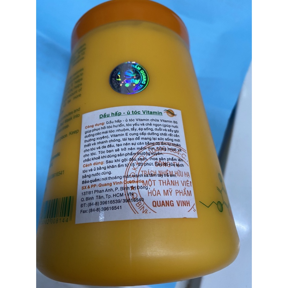 Dầu hấp ủ xã vitamin Everflor vàng 1.000ml