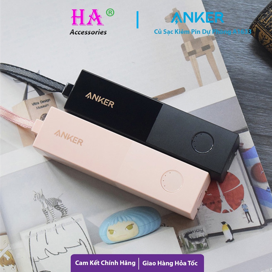 Củ Sạc Anker Fusion A1633 20w kiêm pin dự phòng 5000mAh