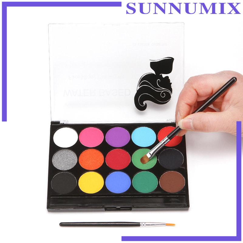 Bảng Màu Vẽ Cơ Thể Hóa Trang Halloween Chuyên Nghiệp