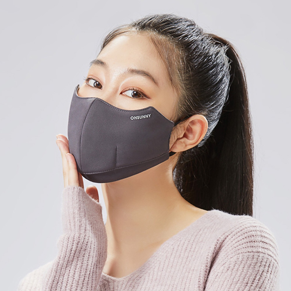 OhSunny Khẩu trang chống nắng gió lạnh giữ ấm mùa thu đông