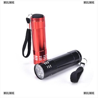 Đèn Pin UV Mini 9 Bóng LED Siêu Sáng