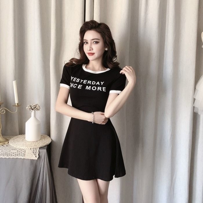 Đầm Thun Ôm Dáng Thời Trang Dành Cho Nữ | BigBuy360 - bigbuy360.vn