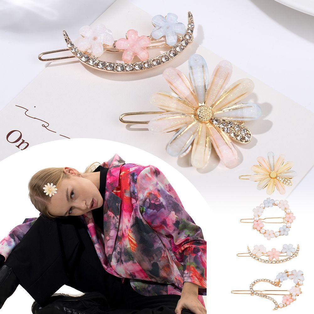 Kẹp Tóc Hoa Kim Loại|Kẹp Tóc Càng Cua Xinh Xắn Cho Bé Gái