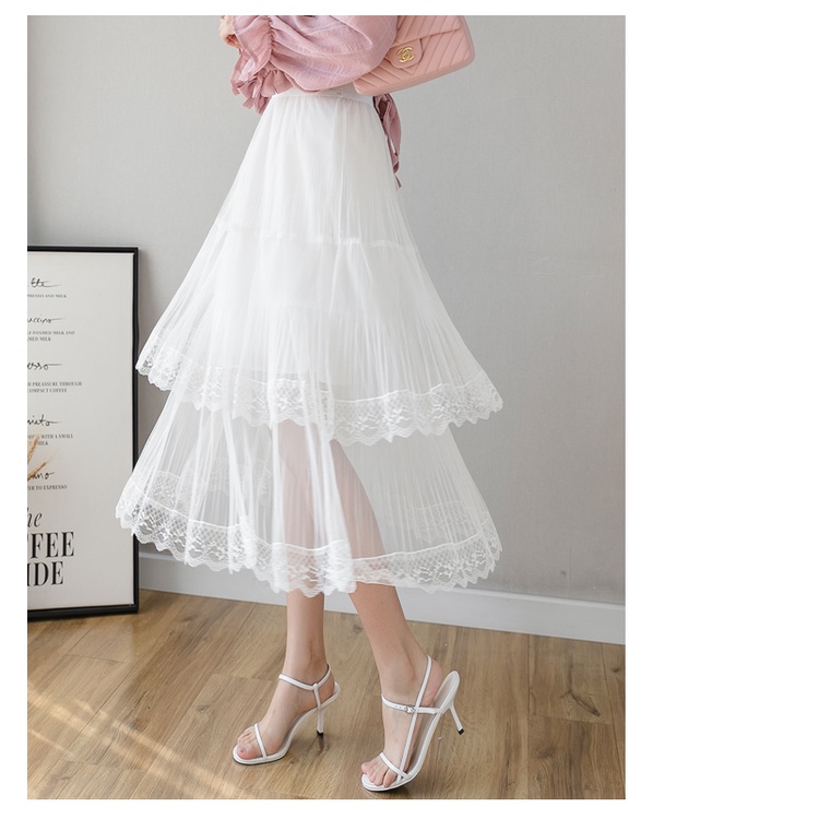 Chân váy cổ tích 3 tâng dễ thương VAY86 free size