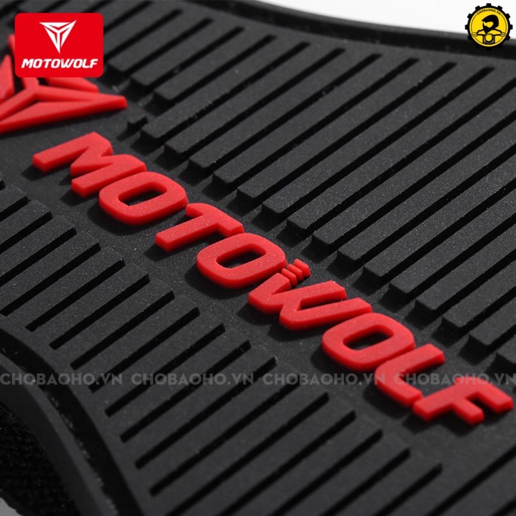 [Chính hãng] Đệm Bảo Vệ Giày Đá Cần Số Motowolf Đi Xe Máy