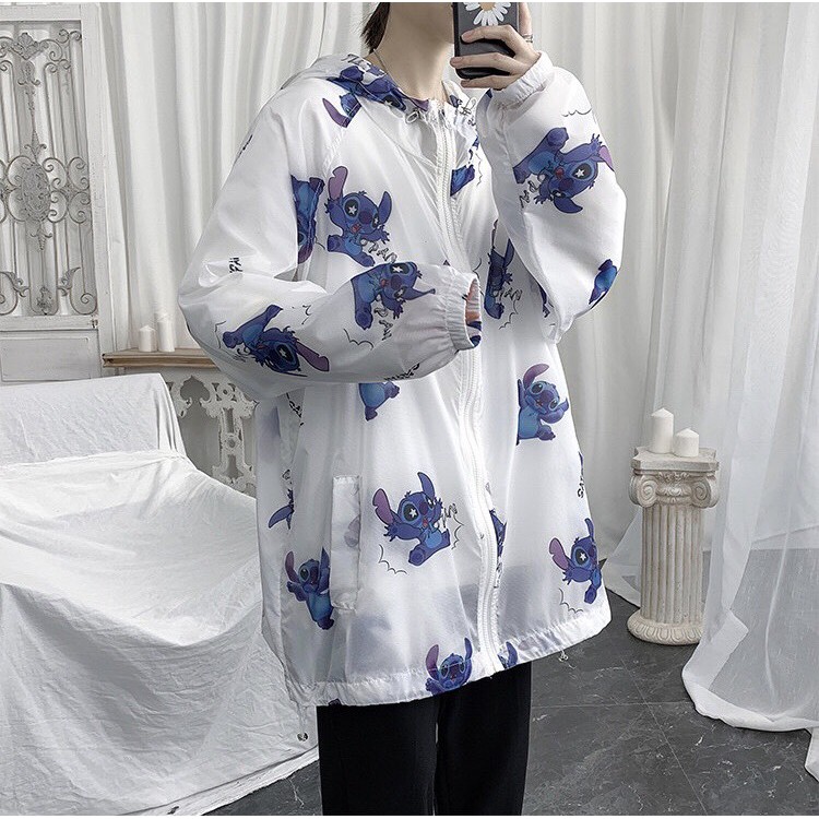 Áo khoác dù unisex form rộng 3D Hoạt Hình, nam nữ ulzzang WIND | BigBuy360 - bigbuy360.vn