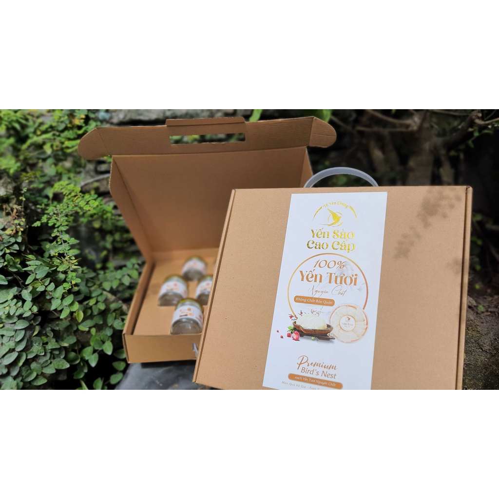 Hộp cao cấp đựng 10 hủ yến chưng