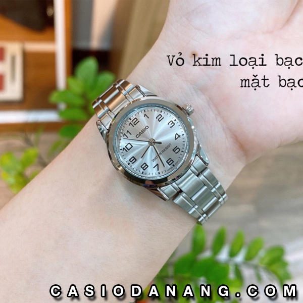 Đồng hồ nữ dây kim loại Casio chính hãng LTP-V001D-7BUDF