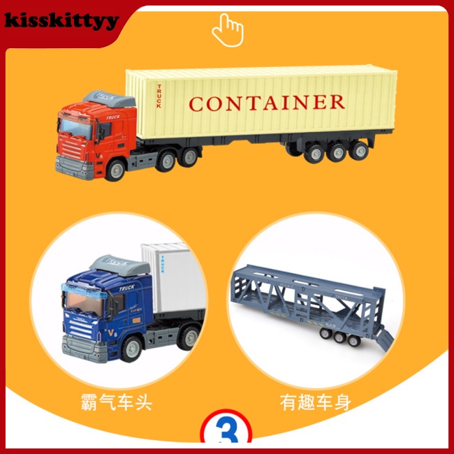 Mô Hình Xe Container Bằng Hợp Kim Tỉ Lệ 1:64