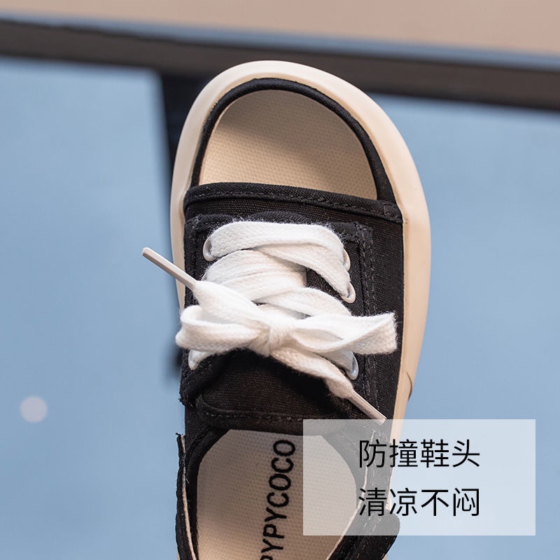 [Hàng Mới Về] Giày Sandal Quai Dán Đế Mềm Chống Trượt Thoải Mái Thời Trang Mùa Hè Cho Bé Trai Và Bé Gái