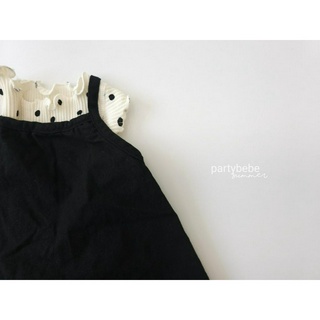 Set yếm chấm bi Partybebe Hàn Quốc cho bé