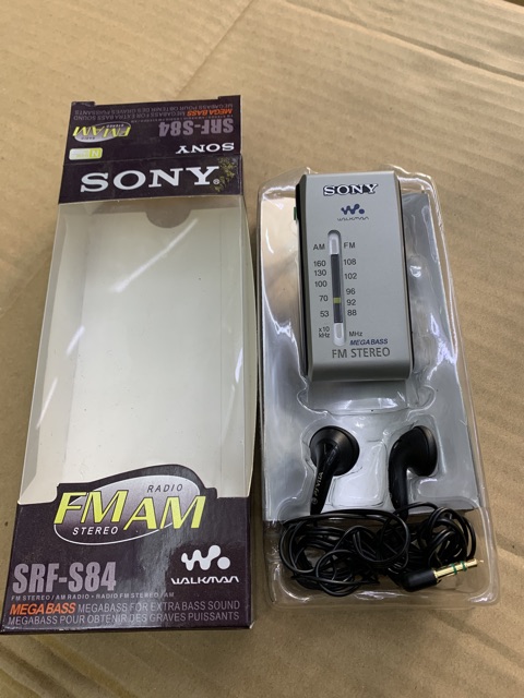 ĐÀI RADIO MINI WALKMAN SONY SRF-S84 stereo , ĐÀI CHẠY THỂ DỤC