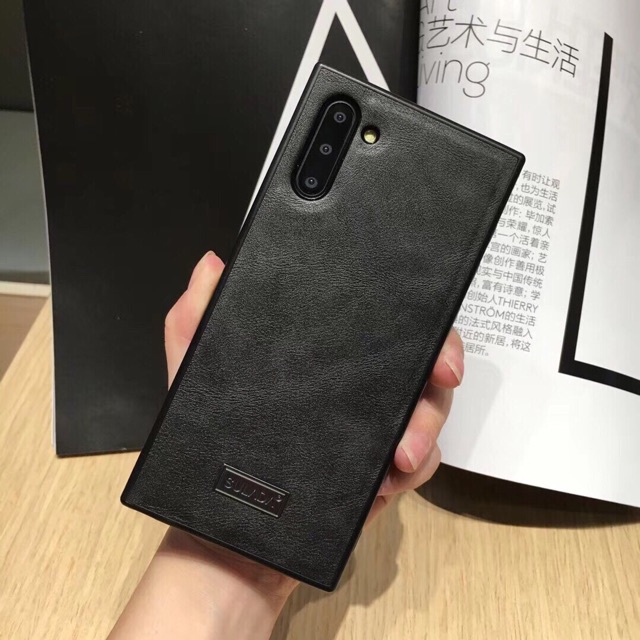 Ốp lưng Sulada da cho Samsung Galaxy Note 10/ Note 10 Plus/ Note 10+ viền dẻo chống sốc Hàng chính hãng