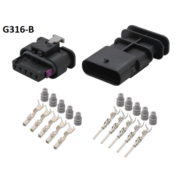 G316-Giắc cắm đồng hồ đo lưu lượng không khí 1.2mm 5 lỗ