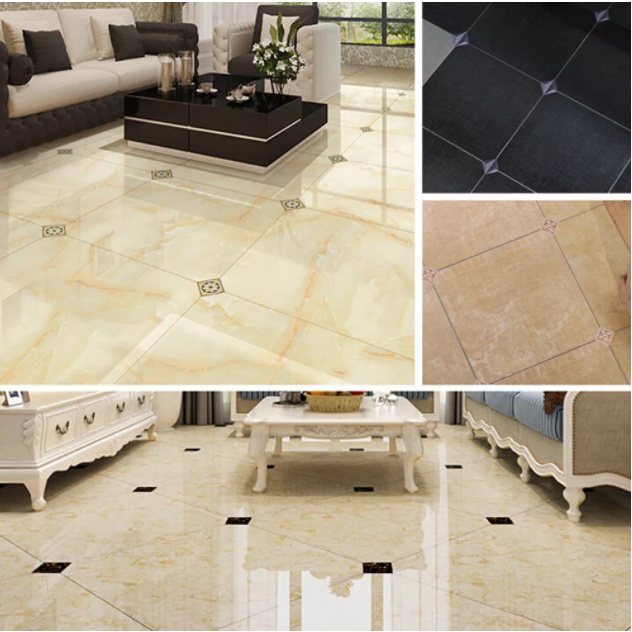 Combo 10 miếng dán PVC tường bếp dán gạch sàn nhà tắm