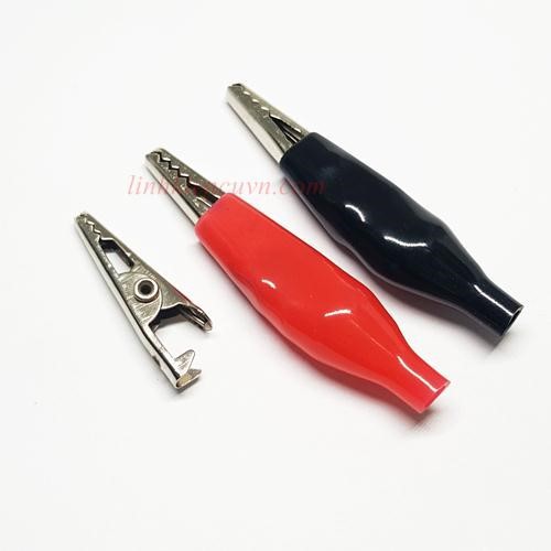 Combo 5 cặp Kẹp cá sấu dài 45mm đỏ và đen (cặp) | BigBuy360 - bigbuy360.vn