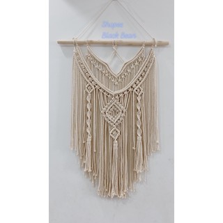 Mành macrame 2 lớp treo tường