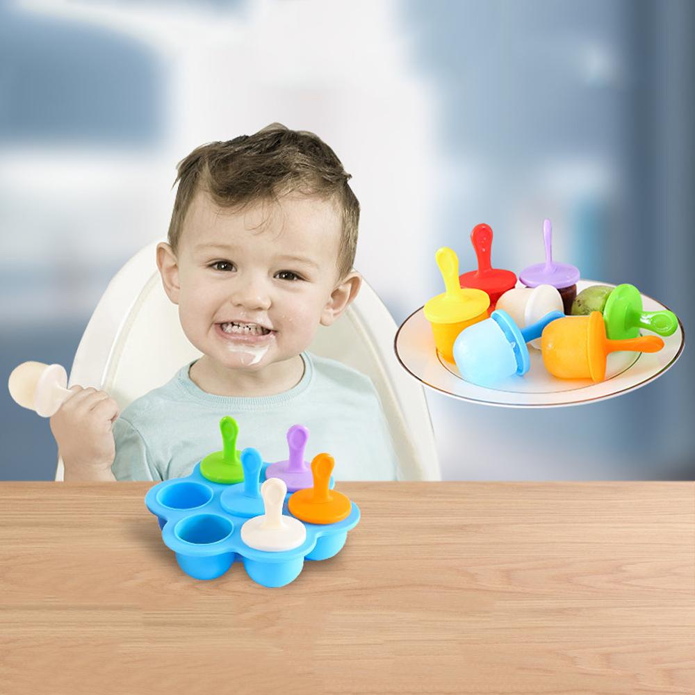 CONOPERY Khuôn Silicone Cấp Thực Phẩm Làm Kem Que Tiện Dụng