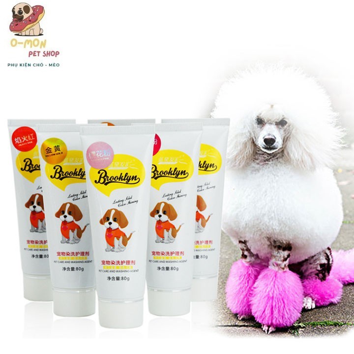 Màu nhuộm lông Brooklyn cho chó mèo thơm dịu mùi trái cây an toàn cho lông và da