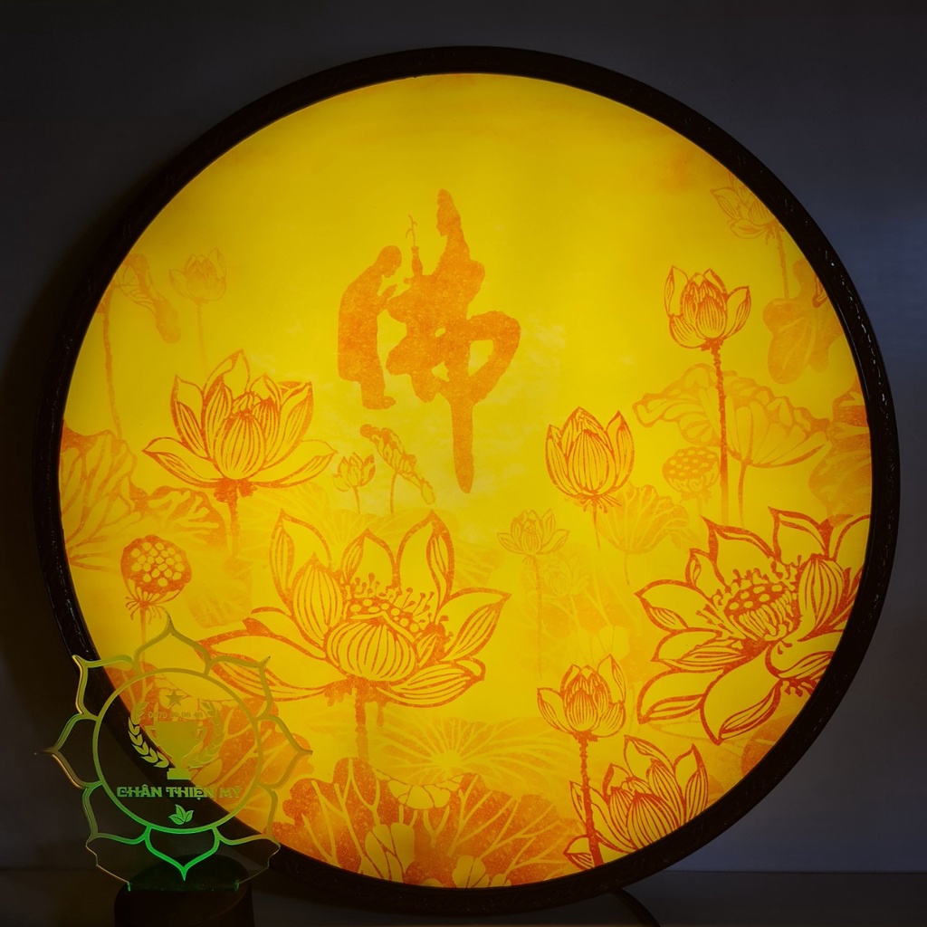 Đèn hào quang trúc chỉ in_HQTC53