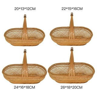 Giỏ Đan Tre Đựng Trái Cây / Rau Củ Tiện Dụng