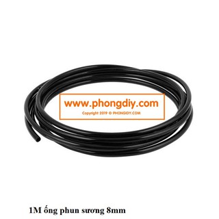 1M Ống phun sương 8mm (màu đen)