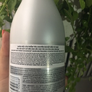 Dầu Gội Khử Vàng L'Oréal Magnesium Silver