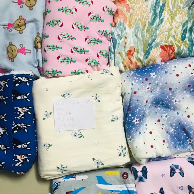 Set vải cotton 8