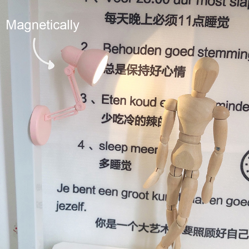 Đèn LED Mini Để Bàn Gấp Gọn-Có Thể Ban Đêm Đọc Sách Đèn Cho Nhà Phòng Máy Tính Đèn Ngủ Mắt Bảo Vệ Cho đêm Học Du Lịch Di Động