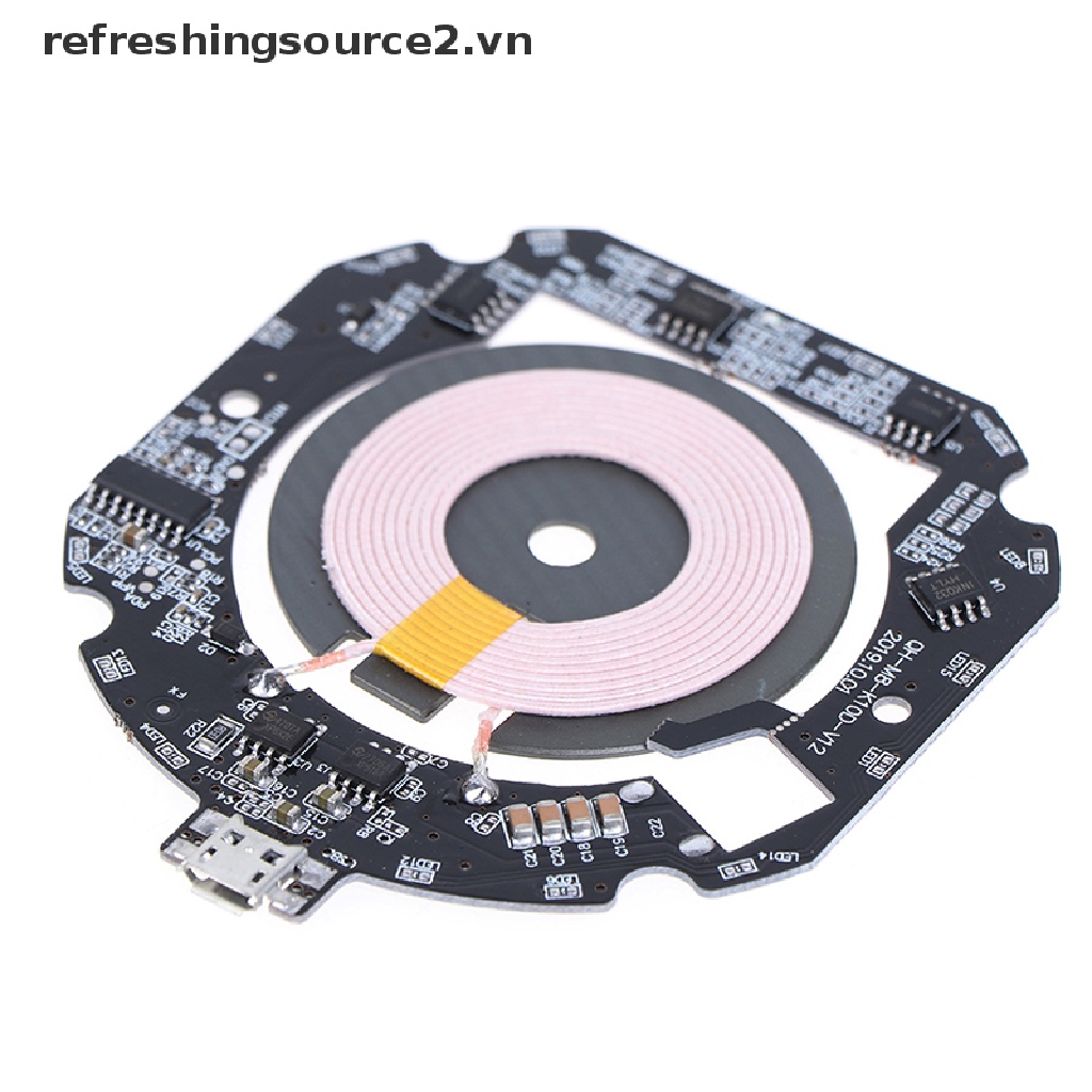 Bảng Mạch Sạc Nhanh Không Dây 10w / 15W QI + Cáp Nguồn