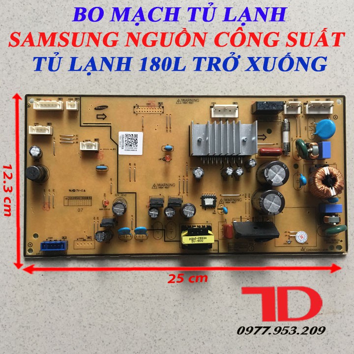 Bo Mạch Tủ Lạnh SAMSUNG Nguồn Công Suất Tủ Lạnh 180L Trở Xuống