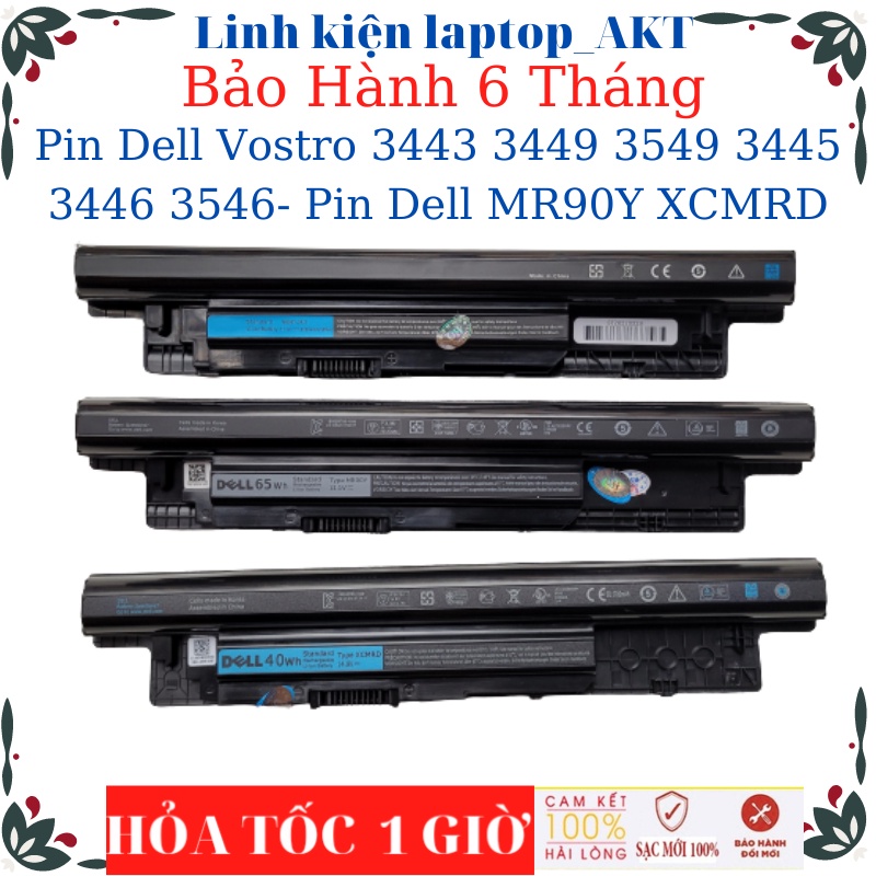 Pin laptop Dell Vostro 3443 3449 3549 3445 3446 3546- Pin Dell MR90Y XCMRD