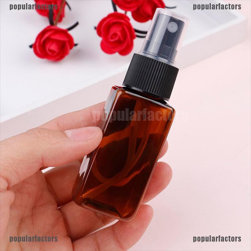 [Hàng mới về] Chai xịt phun sương chiết nước hoa nước dưỡng ẩm bằng nhựa rỗng dáng vuông 30ml dành cho mang đi du lịch