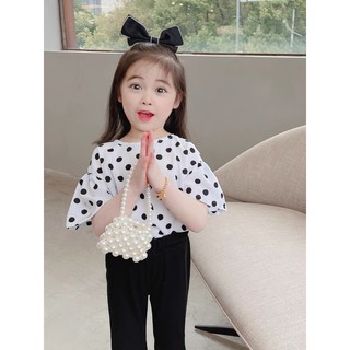 Set bé gái mẫu mới siêu xinh set b5: quần umi + áo thô