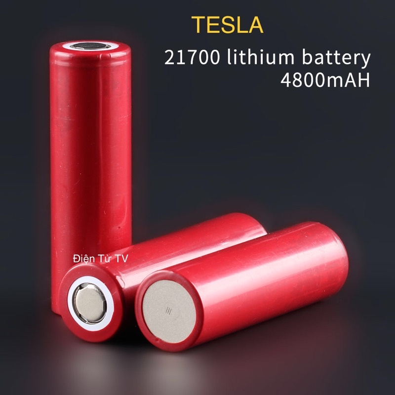 Pin Tesla 21700 4800mah xả 15A nội trở thấp