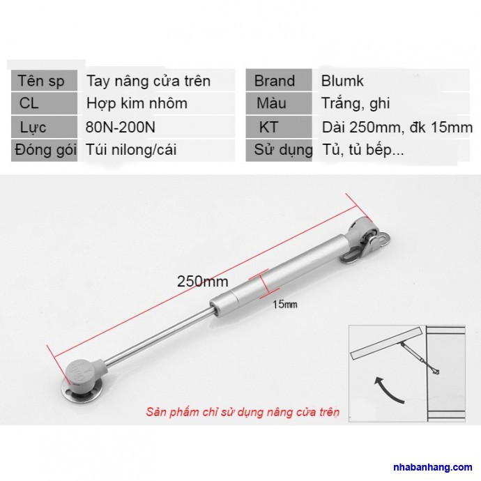 Tay nâng thủy lực (Piston)   NEO 100N