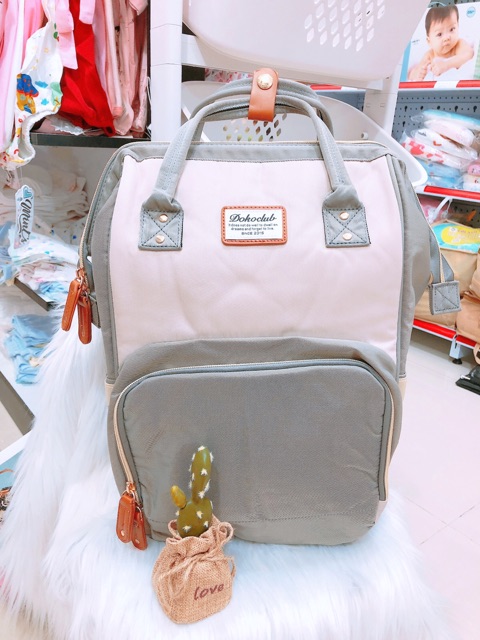Balo bỉm sữa cho mẹ Dokoclub mẫu đẹp-Balo đựng đồ ( 42x21x28 )