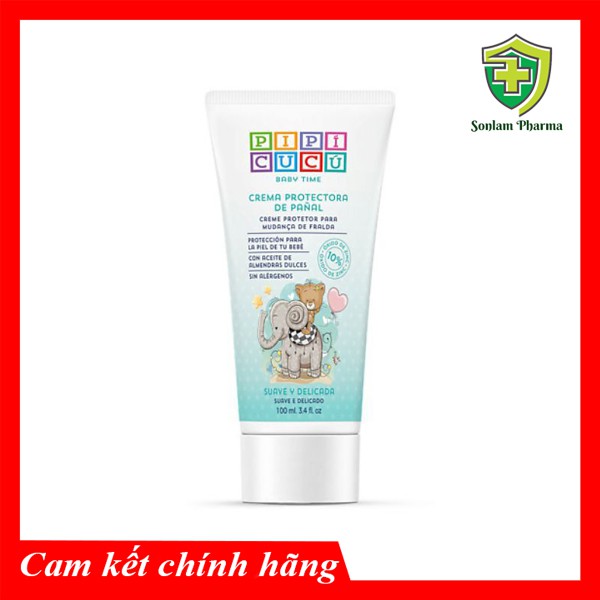 Kem Chống Hăm Lành Tính Cho Bé Pipi Cucu Tuyp 100ml Dùng Được Cho Trẻ Sơ Sinh