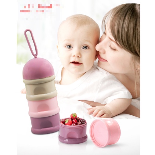 Hộp Chia Sữa Cho Bé - Đựng Thức Ăn Đi Du Lịch Tiện Lợi