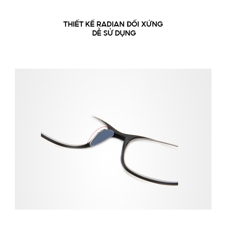 Đệm mũi silicon dán chống trượt nâng cao kính loại kẹp chắc chắn LILYEYEYWEAR