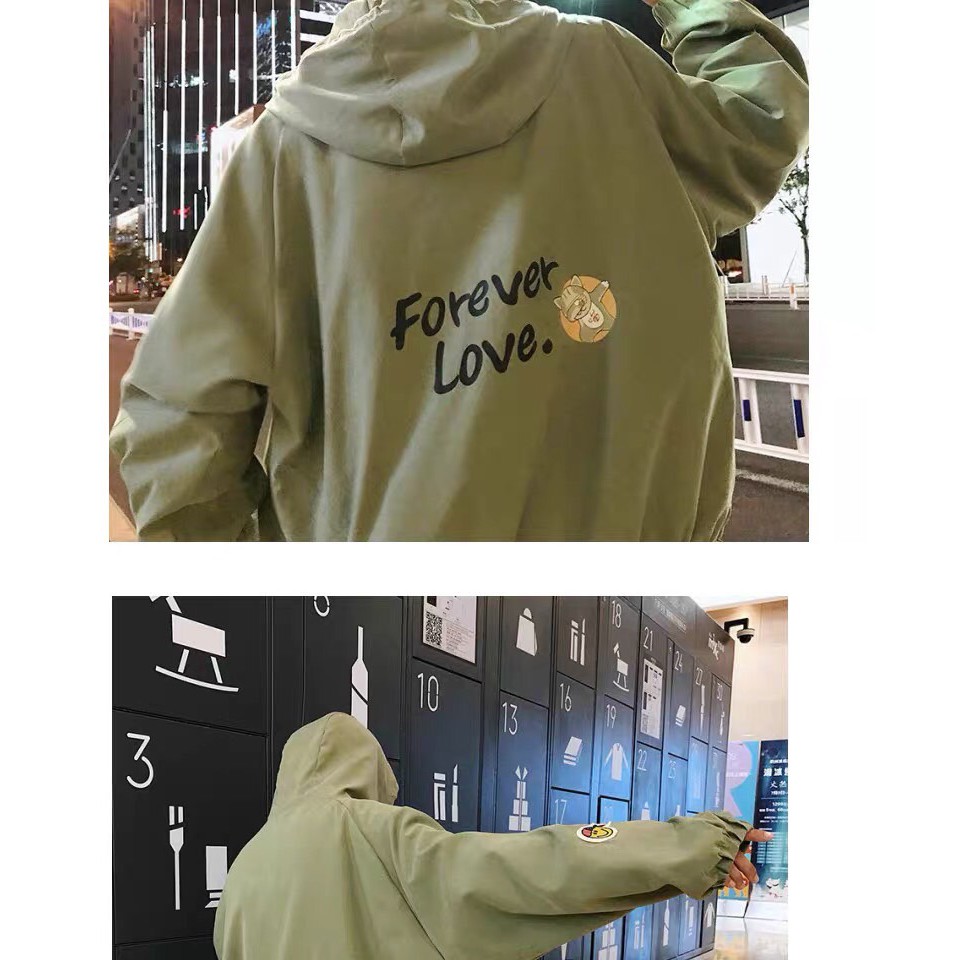 Áo khoác dù FOREVER LOVE siêu xinh