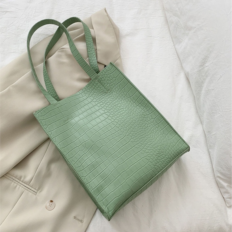 Túi Xách Da PU Màu Trơn Thời Trang Dành Cho Nữ