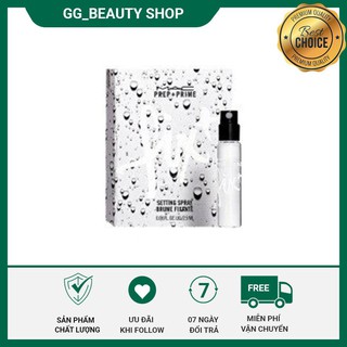 Mẫu thử Xịt Khoáng Makeup - MAC Prep + Prime Fix+ ( Tặng kèm một miếng mặt nạ VT Cao Cấp Hàn quốc ) khi mua sản phẩm