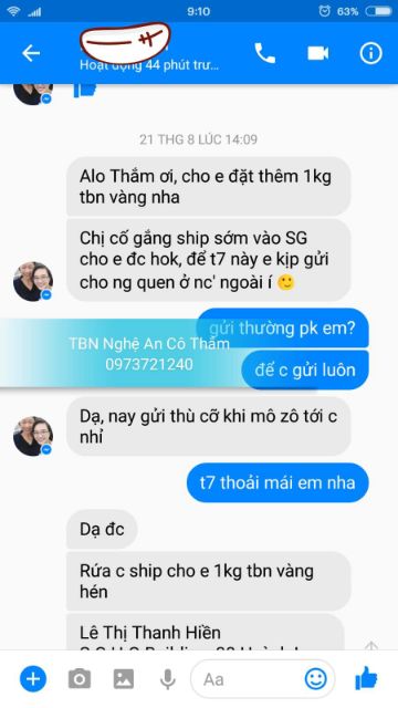 0.5 KG TINH BỘT NGHỆ NGHỆ AN CÔ THẮM