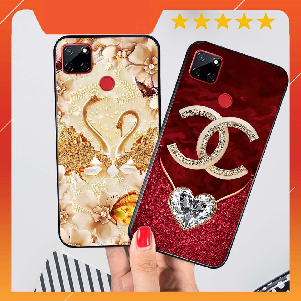 Ốp lưng Oppo REALME C12 in hình hoa xinh xắn, hiện đại , thời trang ,phong cách